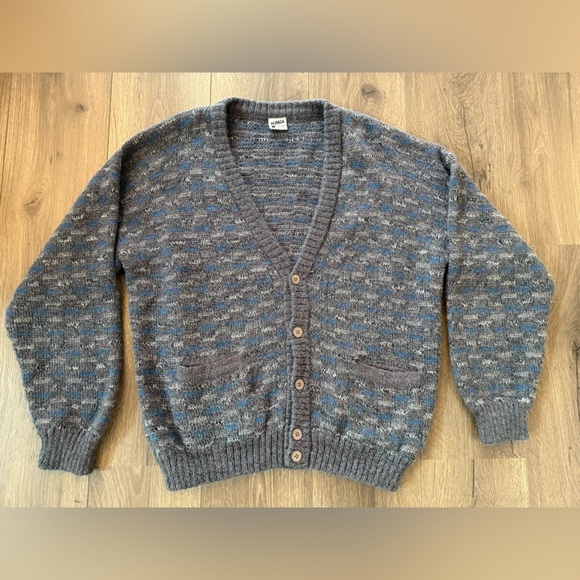 Alpaca 100% Alpaca Wool button up Sweater Made in Peru Size Large - Picture 10 of 10